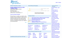 Desktop Screenshot of physicaltherapist8.com