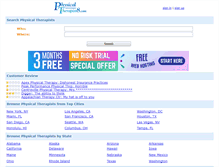 Tablet Screenshot of physicaltherapist8.com